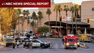 BLAST LIVE: Officials update on Tesla Cybertruck blast outside Las Vegas Trump hotel | NBC News