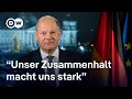 Neujahrsansprache von Bundeskanzler Olaf Scholz | DW Nachrichten