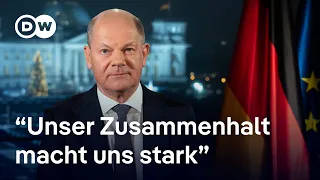 Neujahrsansprache von Bundeskanzler Olaf Scholz | DW Nachrichten