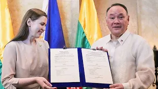 Lithuania and the Philippines sign security pact to counter &#39;authoritarian axis&#39; of China and Russia