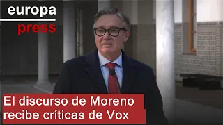 CRITICA LIMITED Vox critica el discurso &quot;grandilocuente&quot; de Moreno