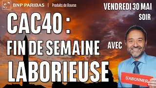 CAC40 INDEX CAC40 : Fin de semaine LABORIEUSE - 100 % Marchés