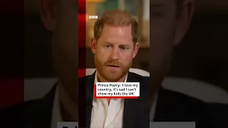 Prince Harry says he can&#39;t see world where wife and children will visit UK. #PrinceHarry #BBCNews
