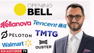 WALMART INC. Opening Bell: Kellanova, Trump Media &amp; Technology Group, Walmart, Tencent, Peloton, Ouster