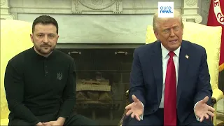 Trump shouts at Zelenskyy in Oval Office meeting - &#39;without us, you don&#39;t have any cards&#39;