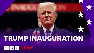 LIVE: President Donald Trump speaks at stadium as he signs executive orders | BBC News