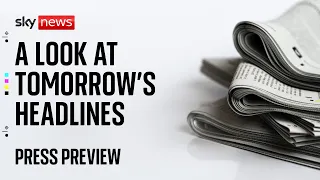 Sky News Press Preview | Wednesday 25 December