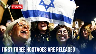 Three hostages returned to Israel, as 90 Palestinian prisoners set to be released