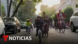 Promueven el uso de bicicletas como transporte escolar seguro para los niños en la Ciudad de México