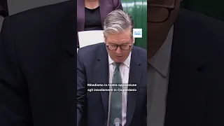 Starmer accusa Israele della situazione a Gaza: &quot;Assolutamente intollerabile&quot;