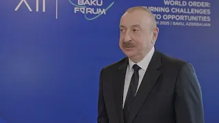 Global stability won&#39;t be achieved in coming years, Azerbaijan&#39;s Aliyev tells Euronews