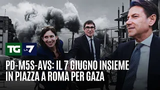 Pd-M5s-Avs: il 7 giugno insieme in piazza a Roma per Gaza