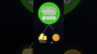 BITCOIN GOLD $1000 in Gold or Bitcoin! Which are you taking? 🤔 #crypto #bitcoin #gold