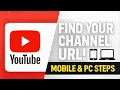 How to Find Your YouTube Channel URL Link (Mobile & PC) | Easy Step-by-Step Guide