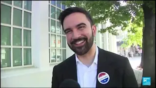 Un jeune élu très à gauche en tête de la primaire démocrate à New York • FRANCE 24