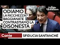 Conte replica a Santanchè: Il leader M5s: “Noi odiamo la ricchezza? No, noi odiamo la disonestà”