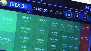 IBEX35 INDEX El Ibex 35 suma un 0,71 % y recupera los 11.600 puntos pese a la banca