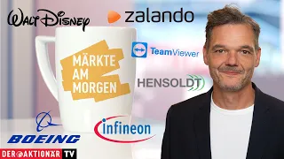 WALT DISNEY CO. Märkte am Morgen: Walt Disney, Boeing, Infineon, Siemens Healthineers, DHL Group, Zalando, Hensoldt