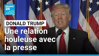 États-Unis : Donald Trump est &quot;en guerre contre la presse&quot; (RSF) • FRANCE 24