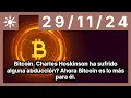 Bitcoin. Charles Hoskinson ha sufrido alguna abducción? Ahora Bitcoin es lo más para él.