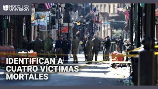 Atropellamiento masivo en Nueva Orleans: revelan la identidad de cuatro de las víctimas mortales