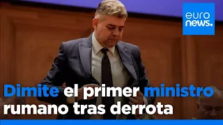 S&U PLC [CBOE] Dimite Marcel Ciolacu, el primer ministro rumano tras la debacle de su candidato en las elecciones