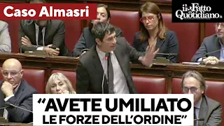 Fratoianni show alla Camera contro il governo: &quot;Avete umiliato le forze dell&#39;ordine&quot;