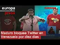 Maduro ordena bloquear durante diez días la red social X (Twitter) en Venezuela