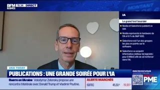 NVIDIA CORP. Nvidia versus Salesforce : &quot;Le baromètre du marché, c&#39;est Nvidia&quot;