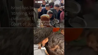 Palestinians queue for food as Israeli aid blockade of the Gaza Strip continues