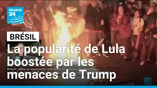 La popularité de Lula boostée par les menaces de Donald Trump • FRANCE 24