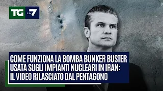 IMPIANTI Come funziona la bomba Bunker Buster usata sugli impianti nucleari in Iran