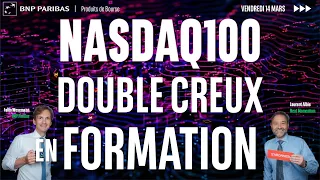 NASDAQ100 INDEX NASDAQ100 : DOUBLE CREUX en formation - 100% Marchés - soir - 14/03/2025