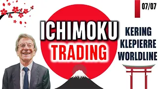 KERING Ichimoku Trading - KERING - KLÉPIERRE - WORLDLINE - 07/07/2025