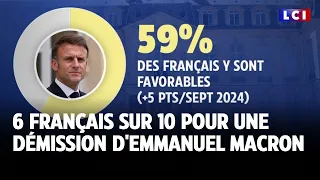 6 français sur 10 pour une démission d&#39;Emmanuel Macron｜LCI