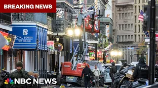 BREAKING: 12 dead in New Orleans after driver rams into crowd, opens fire on police | NBC News NOW