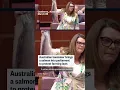 Australian lawmaker brings a salmon into parliament to protest farming laws