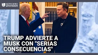 TESLA INC. No hay cese en la discordia entre Trump y Musk: nueva advertencia del presidente al dueño de Tesla