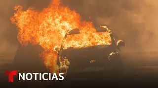 EATON CORP. En Altadena dicen que &quot;ni en la guerra&quot; vieron escenas como las del fuego Eaton | Noticias Telemundo