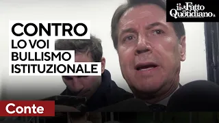 Conte a Meloni: &quot;Contro Lo Voi bullismo istituzionale&quot;