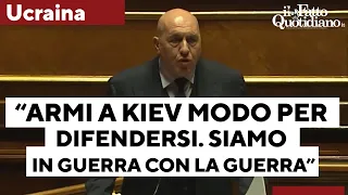 Armi all&#39;Ucraina, Crosetto: &quot;Modo per aiutare Kiev a difendersi. Noi siamo in guerra con la guerra&quot;