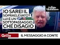 L'attacco di Grillo a Conte: "Io sopraelevato? Lui un sottopassaggio. Sono a disagio"