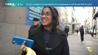 Ecco l&#39;uomo che ha venduto la banana a Cattelan per 35 centesimi