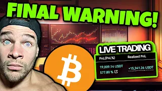 BITCOIN FINAL WARNING FOR BITCOIN AND CRYPTO! Live $200,000.00 BITCOIN TRADE!!!
