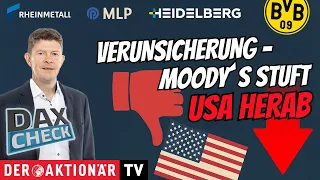 BORUSSIA DORTMUND DAX-Check LIVE: Auto1, Borussia Dortmund, Heidelberger Druckmaschinen, MLP, Rheinmetall im Fokus