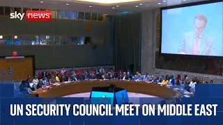UN Security Council hosts meeting on Middle East conflict