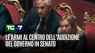Le armi al centro dell’audizione del governo in Senato