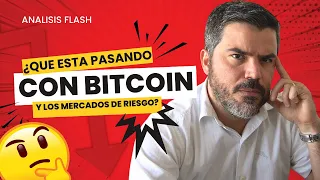 BITCOIN ¿Qué está pasando con #Bitcoin y los mercados de riesgo? ¿Qué pasa con los índices bursátiles?