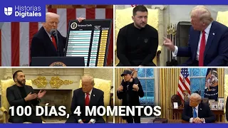Los 4 momentos que marcaron los primeros 100 días de Trump