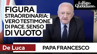 S&U PLC [CBOE] La riflessione di De Luca su Papa Francesco: &quot;Un cristiano assoluto, vero testimone di pace&quot;